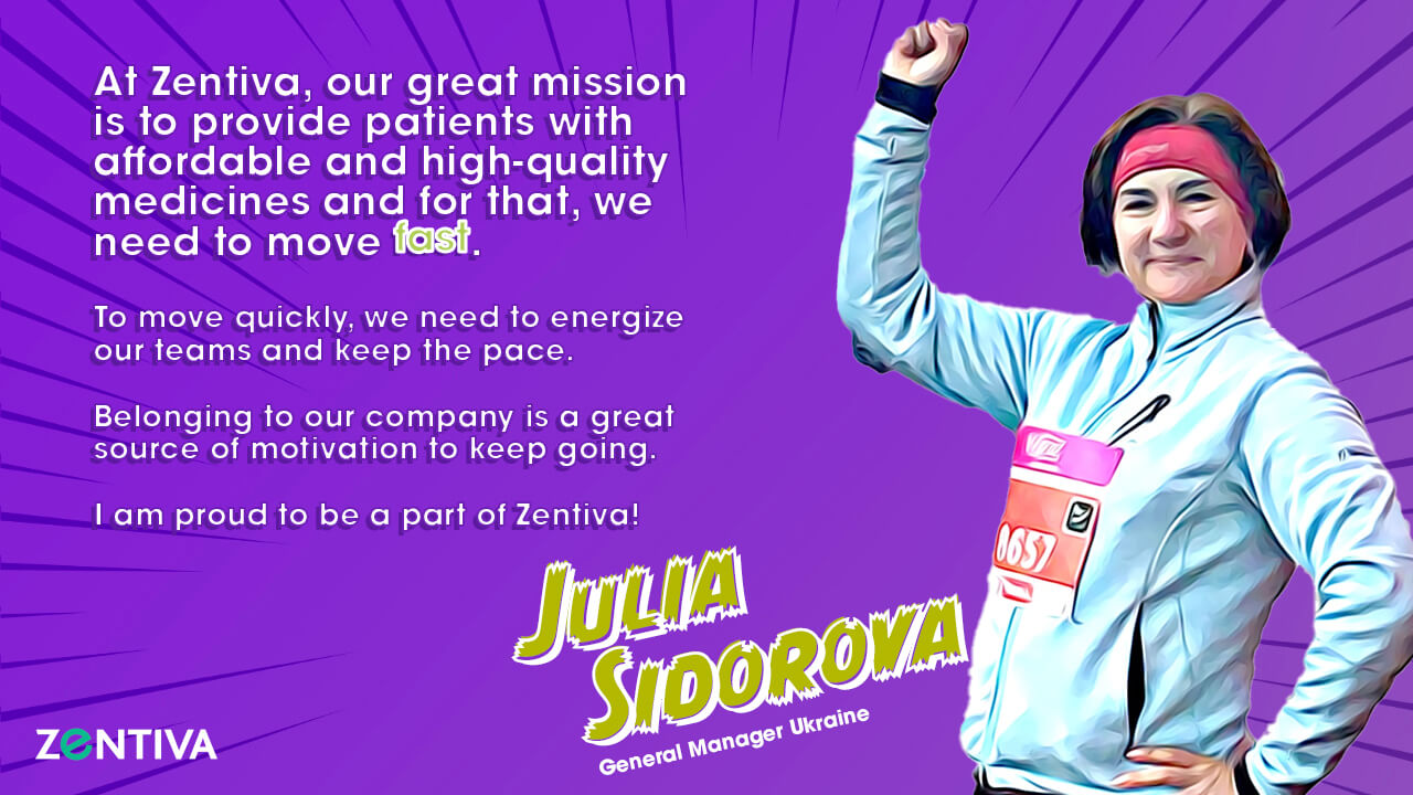 Zentiva SuperpowerZ with Julia Sidorova, General Manager Ukraine at Zentiva